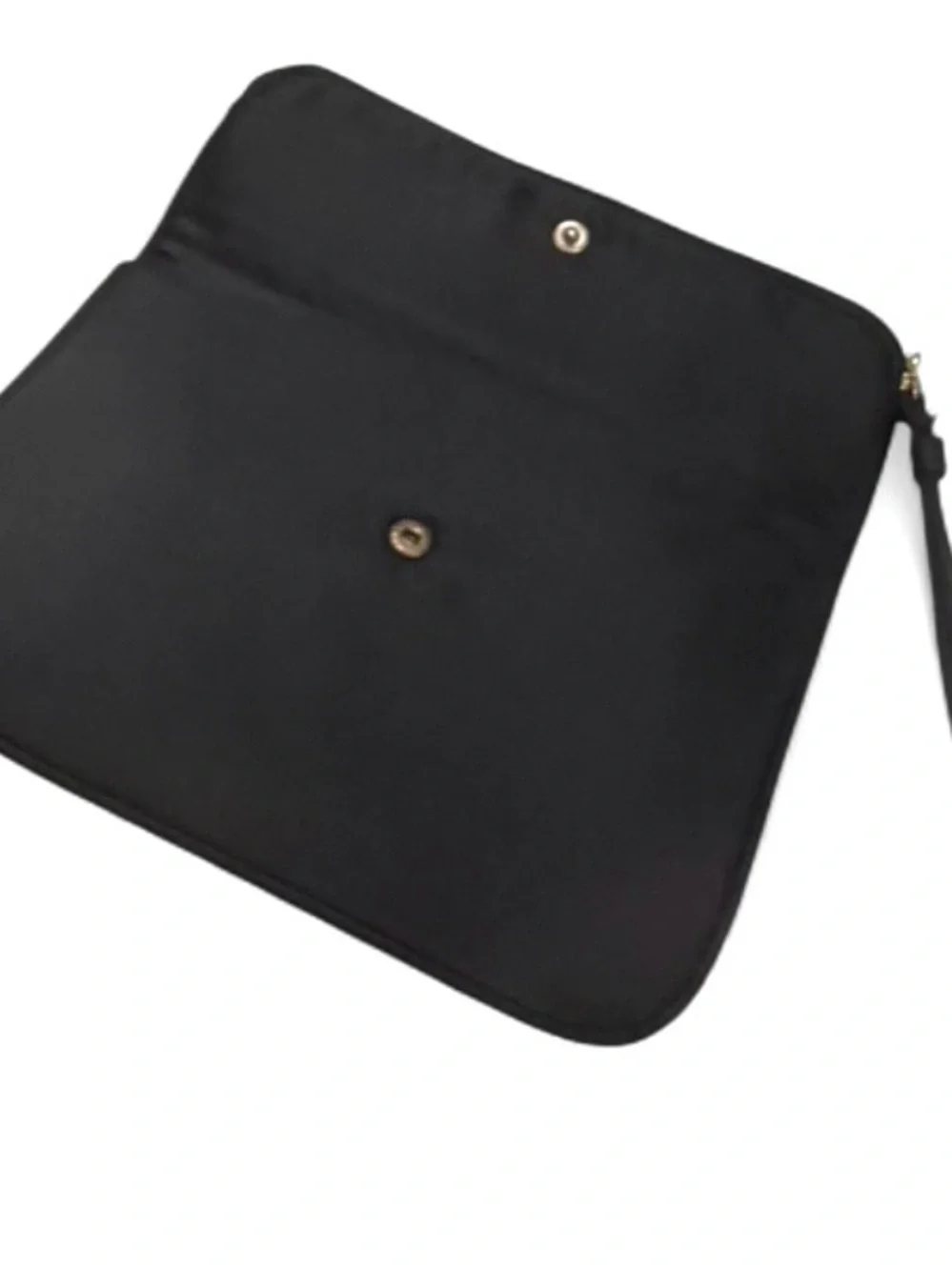 New Giorgio Armani Beauty Signature Black Zippered Makeup Bag Case with Handle